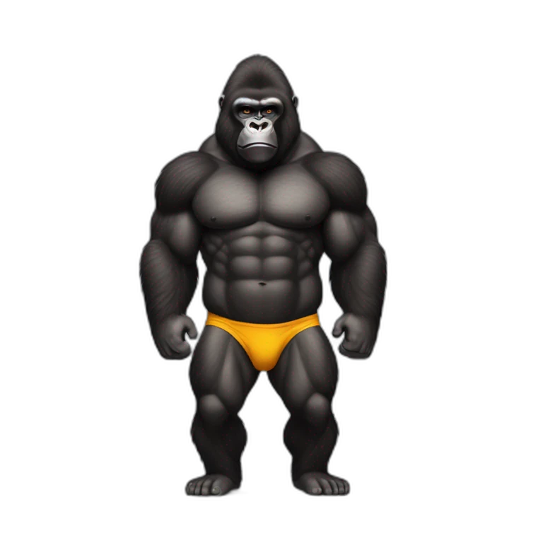 Gorille musculation emoji