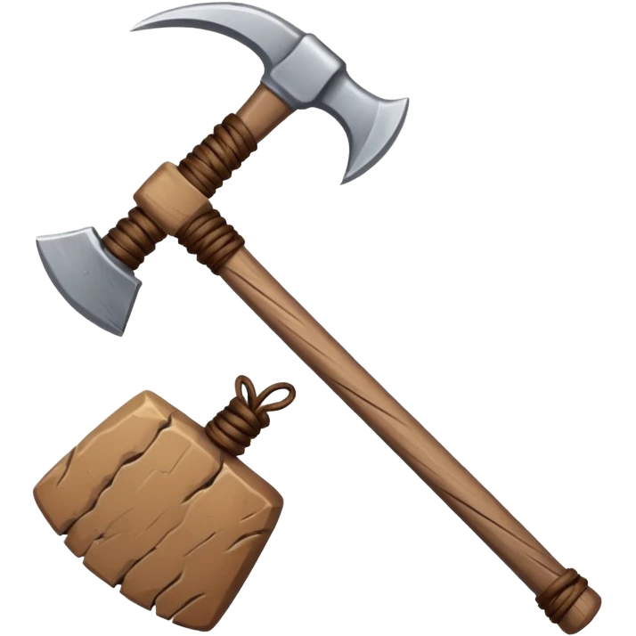 stone ax tied with string emoji