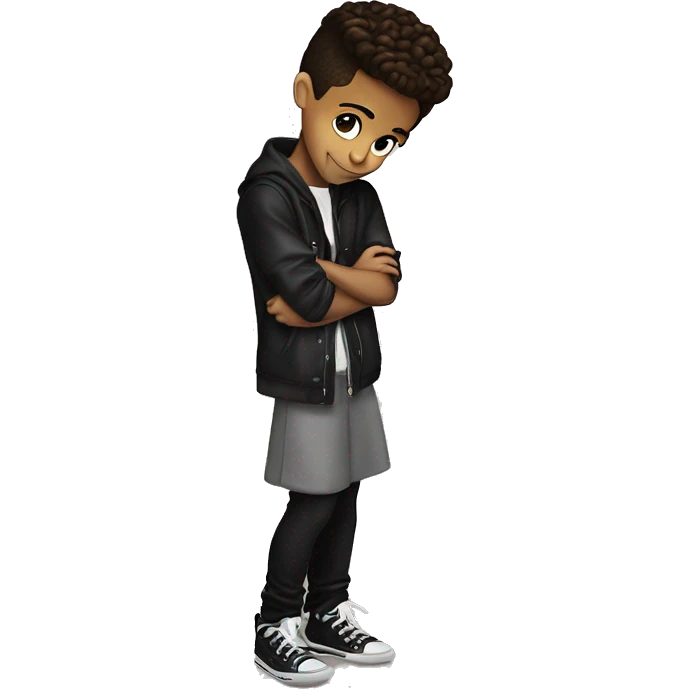 The boy is mine Ariana grande poster emoji