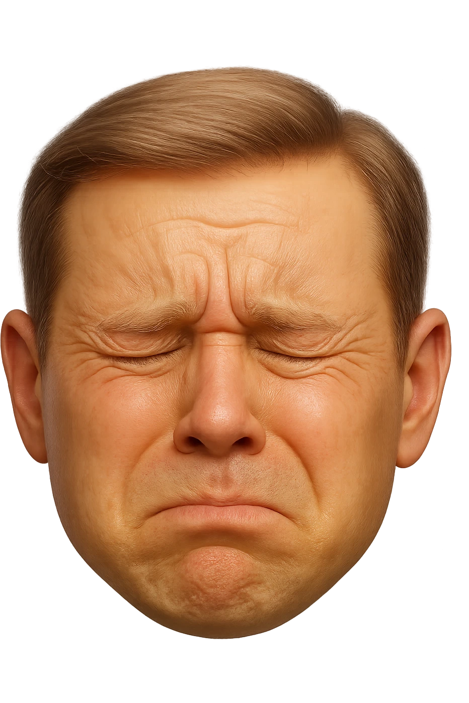 emoji stile iphone che riguarda l'argomento "stipsi/andrò al bagno oggi?", iperrealistico 4k emoji