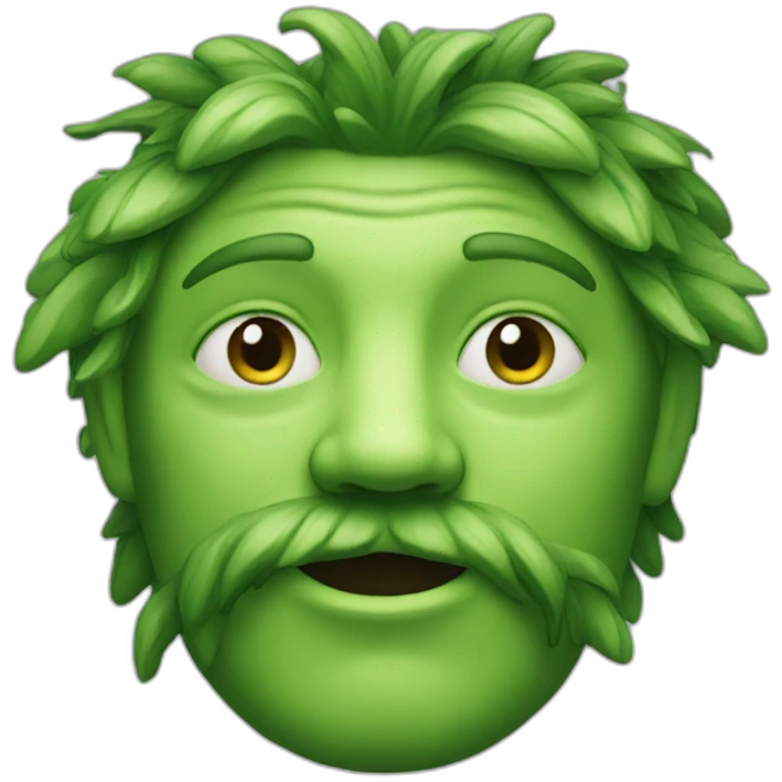 Green-man emoji
