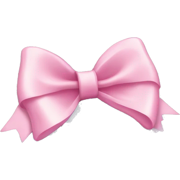 Disco ball with a light pink bow  emoji