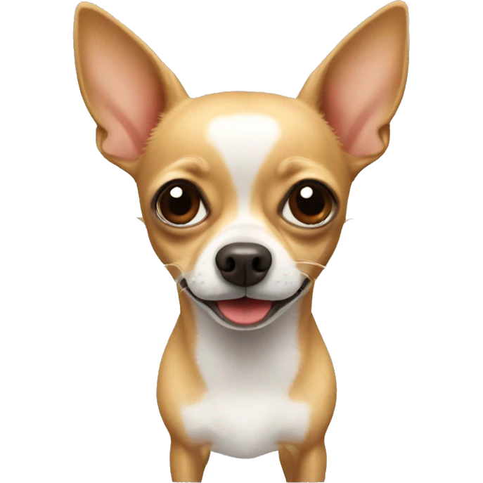 Chihuahua with antler emoji