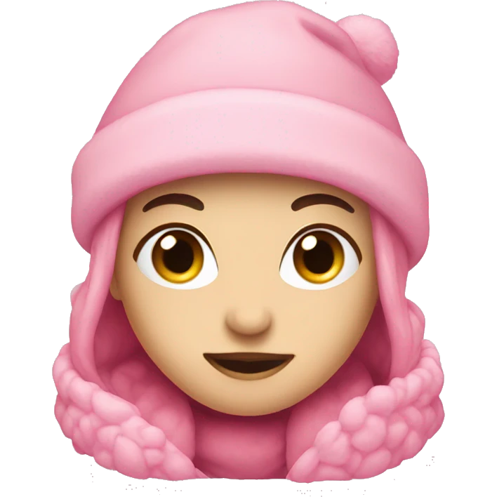 winter pink emoji