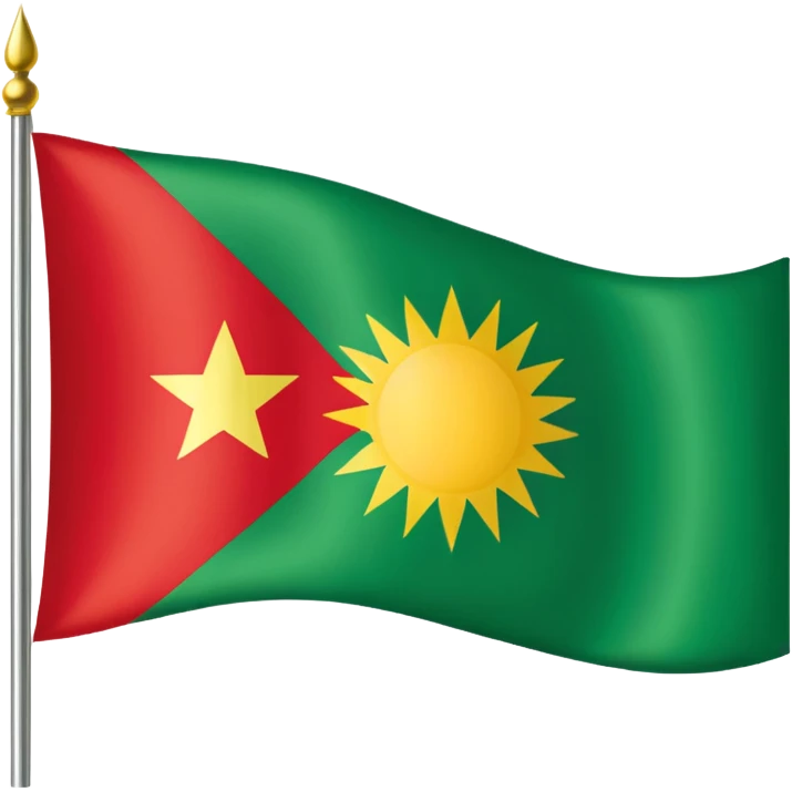 Kurdistan Flagge emoji