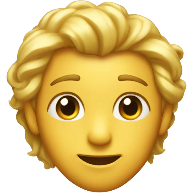 Corazón dorado  emoji