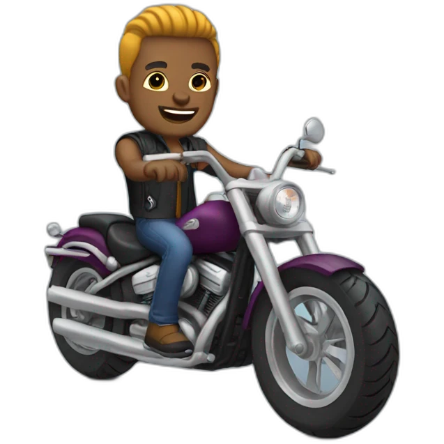 gay biker emoji