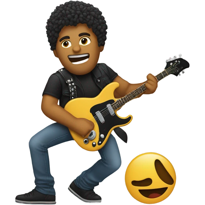 Escenario de la banda de rock  emoji