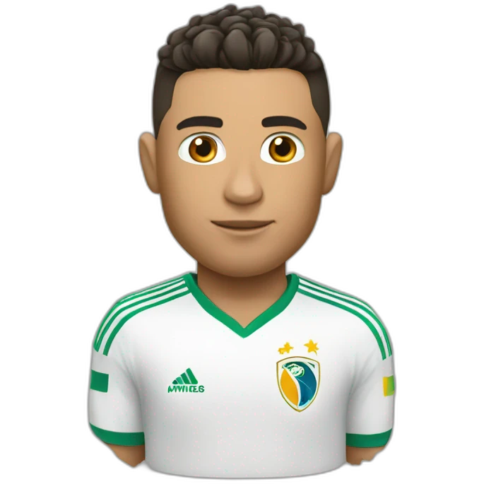 Ronaldo avec une coupe du monde emoji