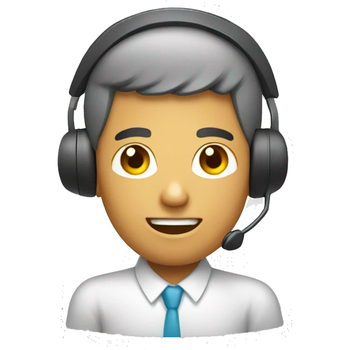Call center relief emoji