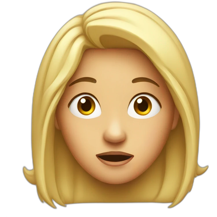 surprised woman  emoji
