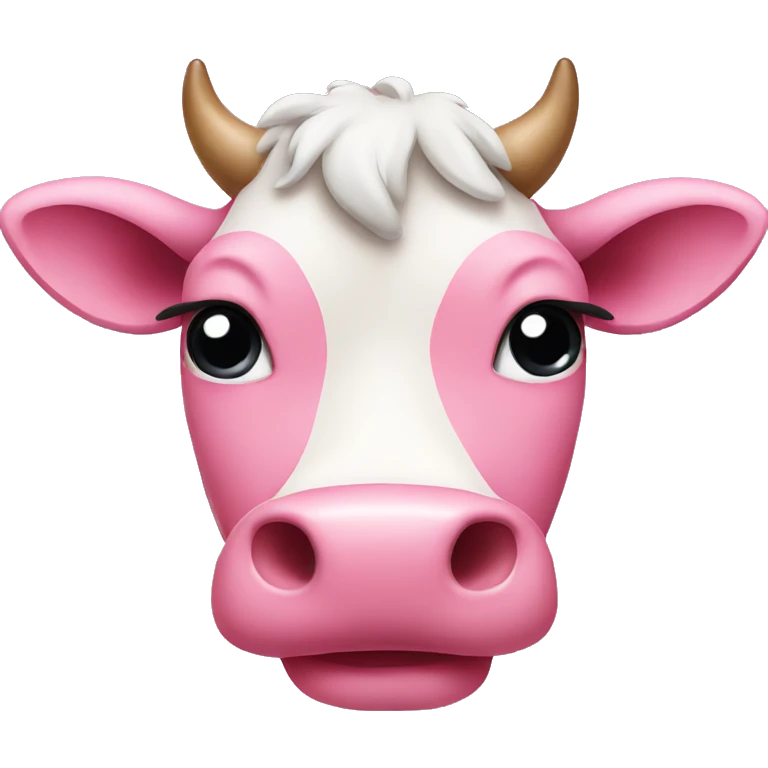 pink cow emoji
