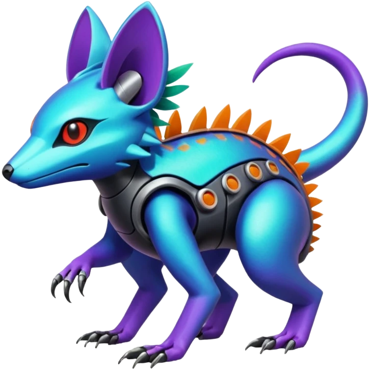  exotic tropical cyber-Sleuth-Loyd-Garmaddon-Litten-Linoone-Noibat-Fakémon-Pokémon-Vernid-creature emoji