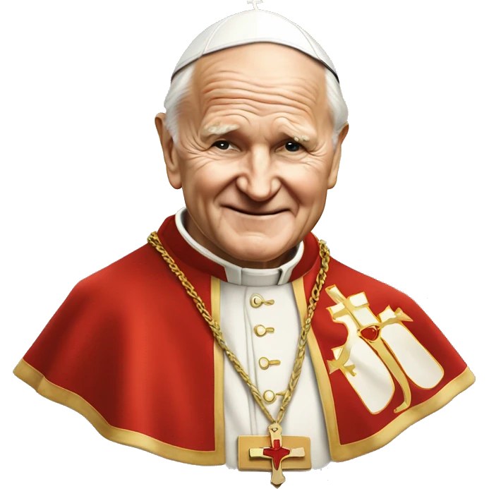 Pope John Paul II emoji
