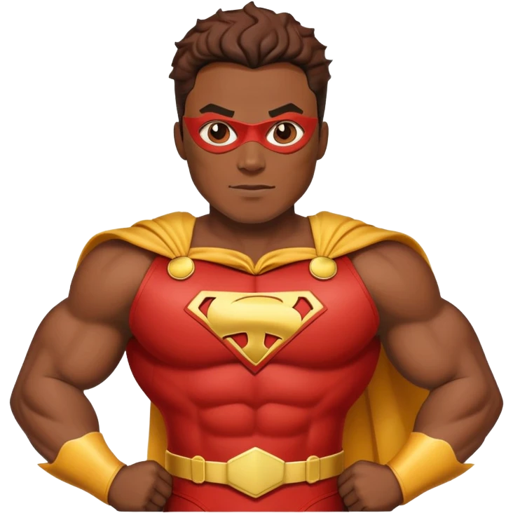 Nigerian man lasanga superhero emoji