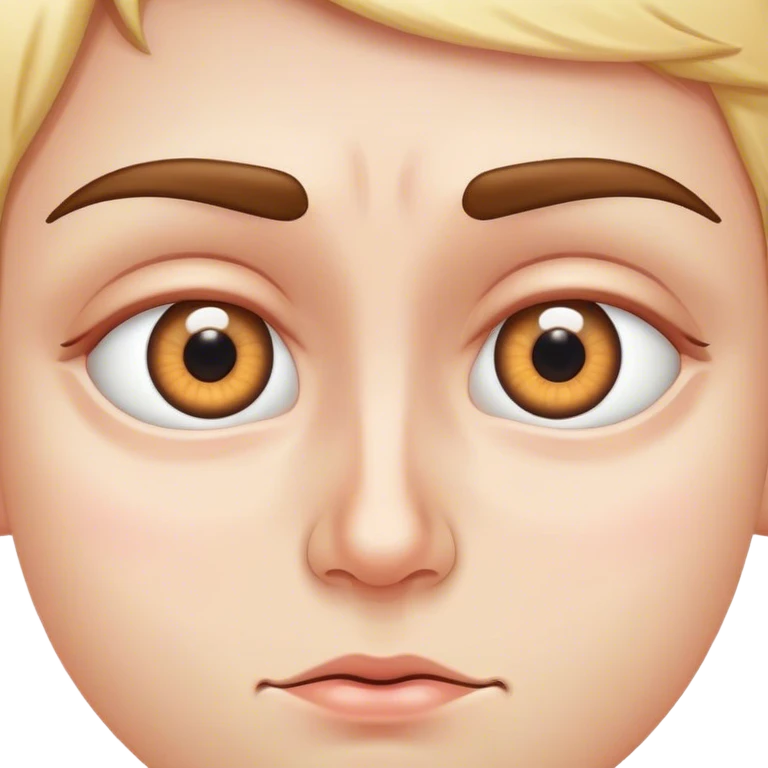 a eye twitch face emoji