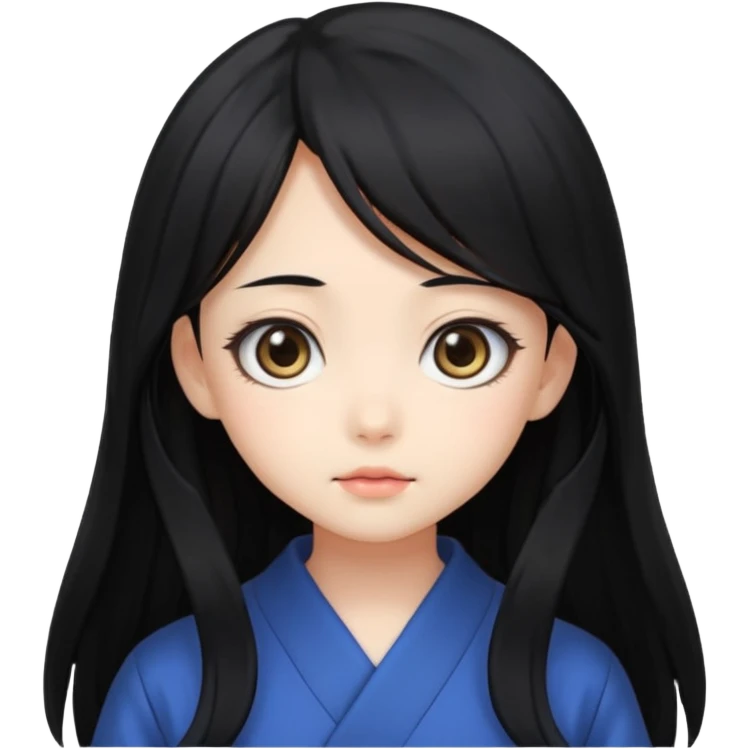 Japanese anime girl cute emoji