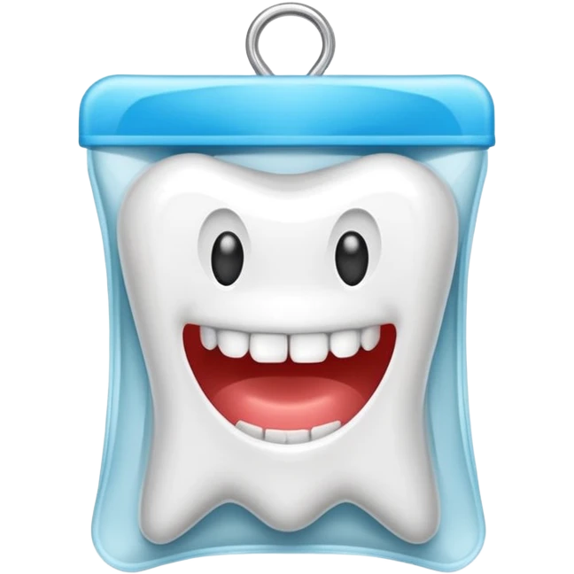 pack of dental floss thread  emoji