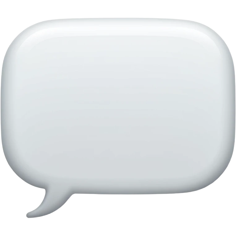 speech bubble emoji