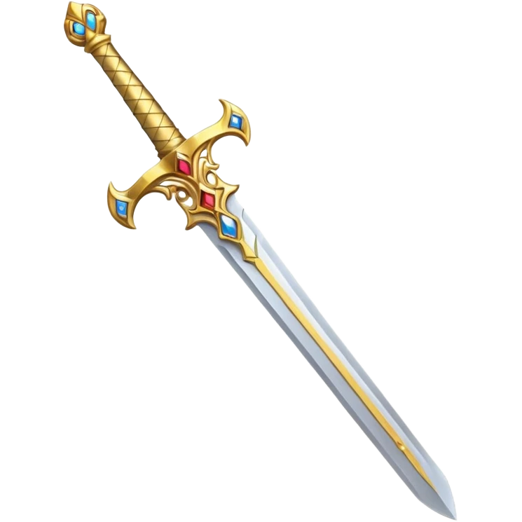 gold sword emoji