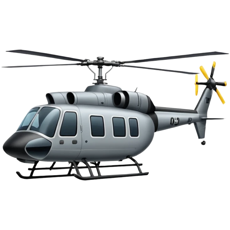 just the central flight panel of a cargo helicopter with a white backround emoji