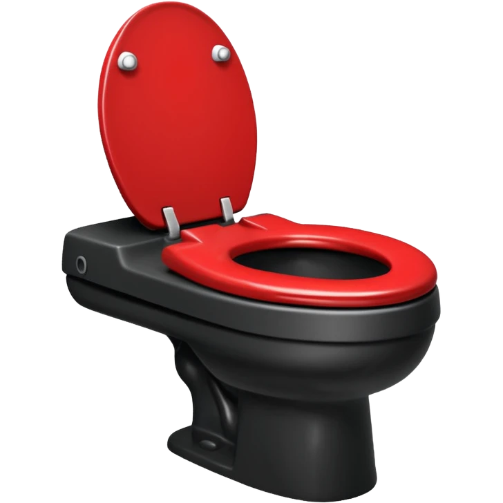 evil red toilet emoji