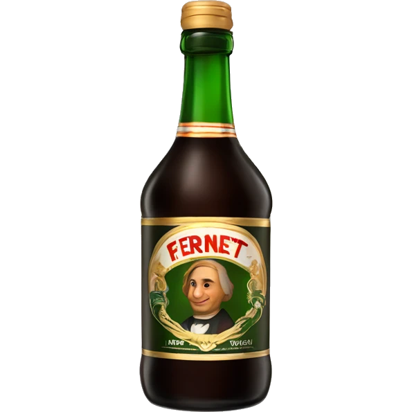 Una botella de fernet argentino emoji