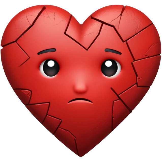 Sad heart  emoji