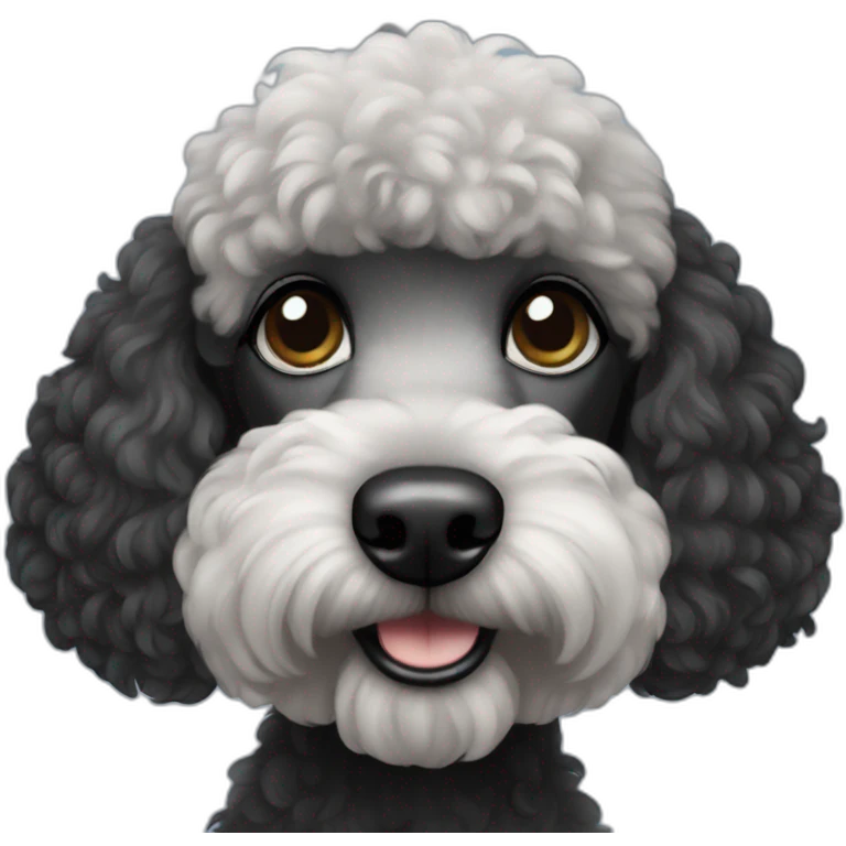 Black poodle emoji