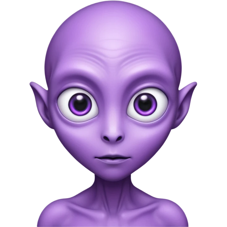 purple alien emoji