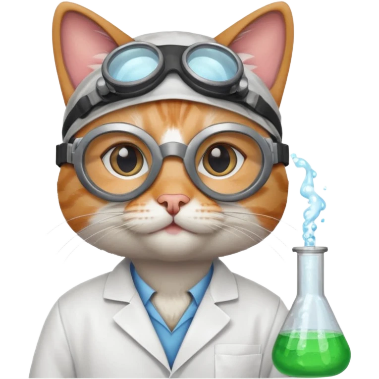 Chemist cat emoji