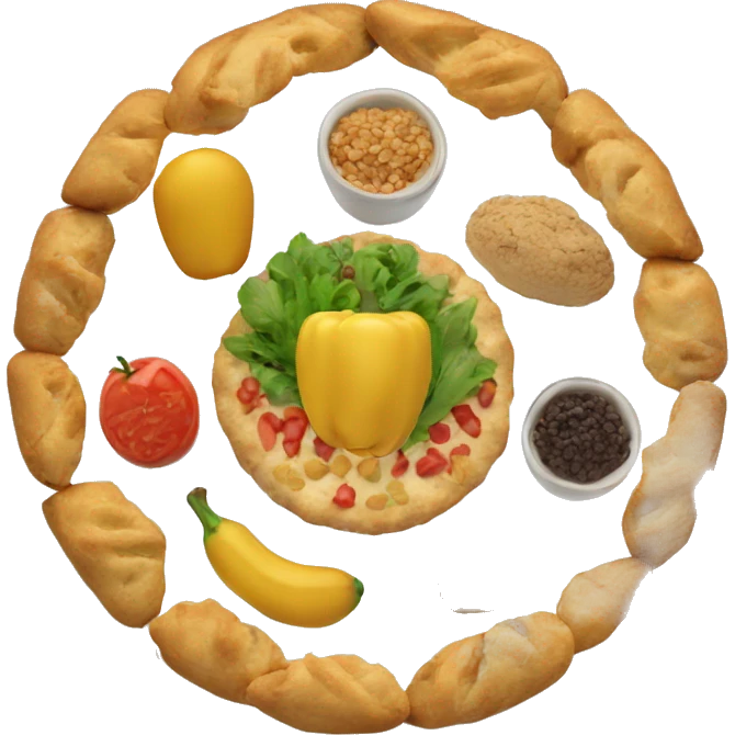 Food circle  emoji
