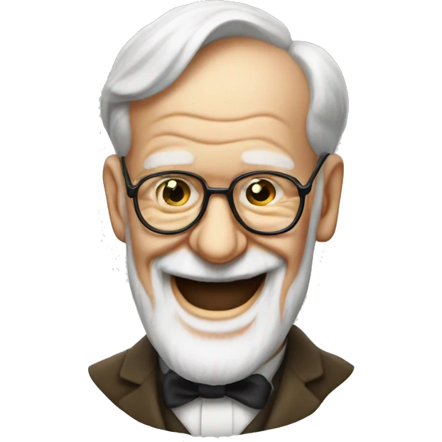 Sigmund freud laughs  emoji