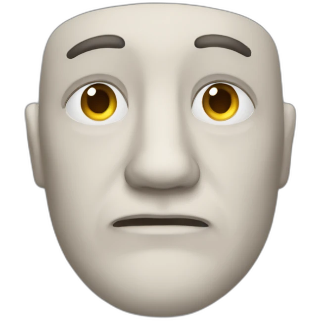 Tête de Pierre emoji
