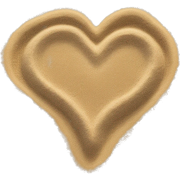 heart on sand  emoji