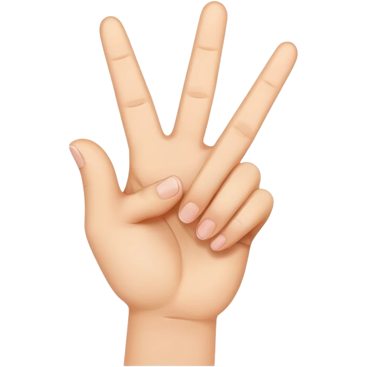peace sign hand gesture emoji