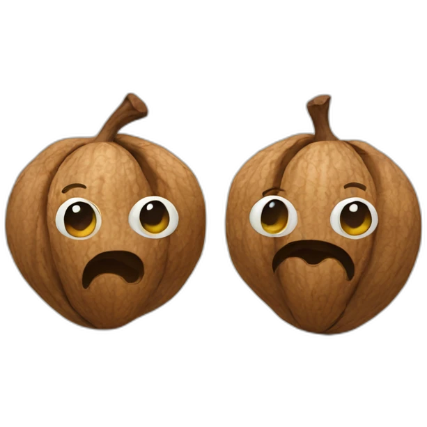 two walnuts emoji