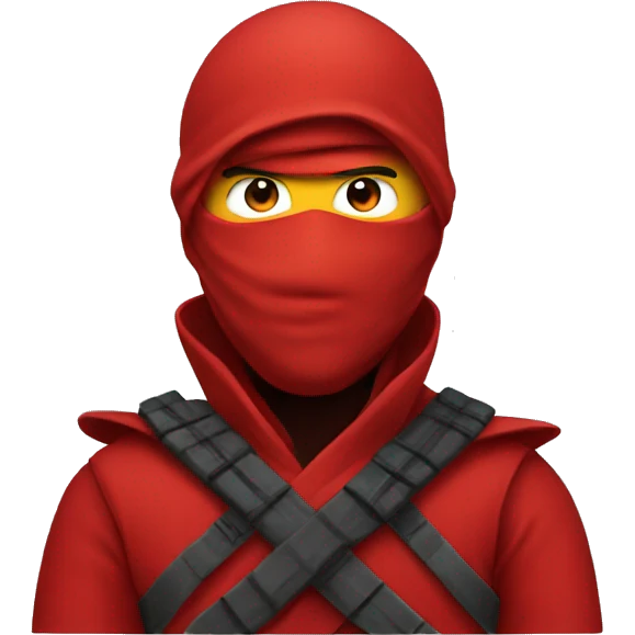 Red ninja emoji emoji