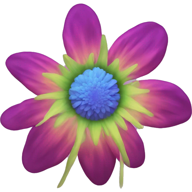 Trippy flower emoji