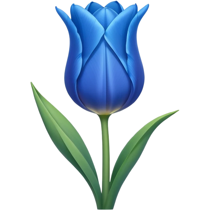 tulipan celeste emoji