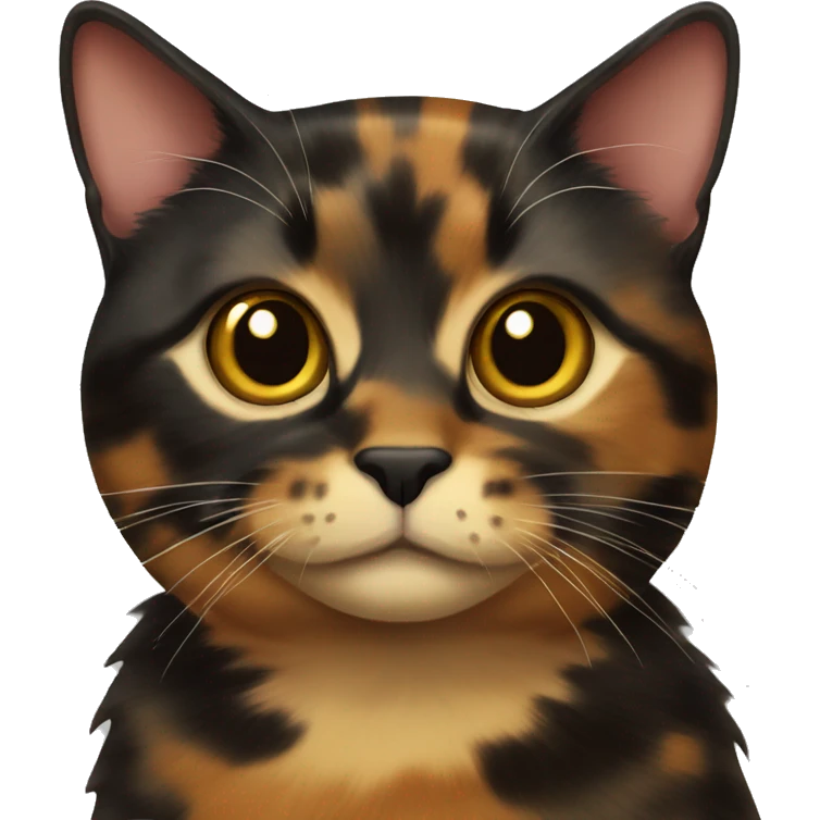 tortoiseshell cat emoji