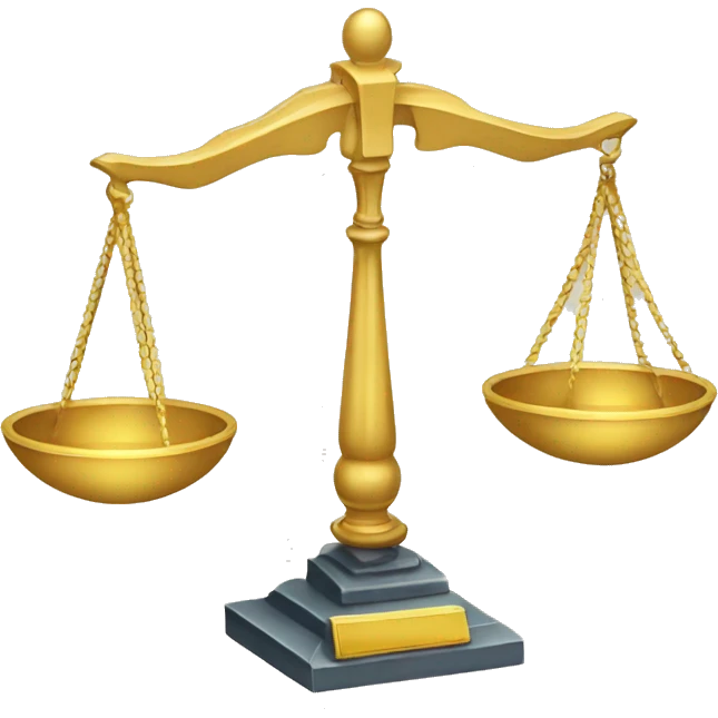 scales of justice golf emoji