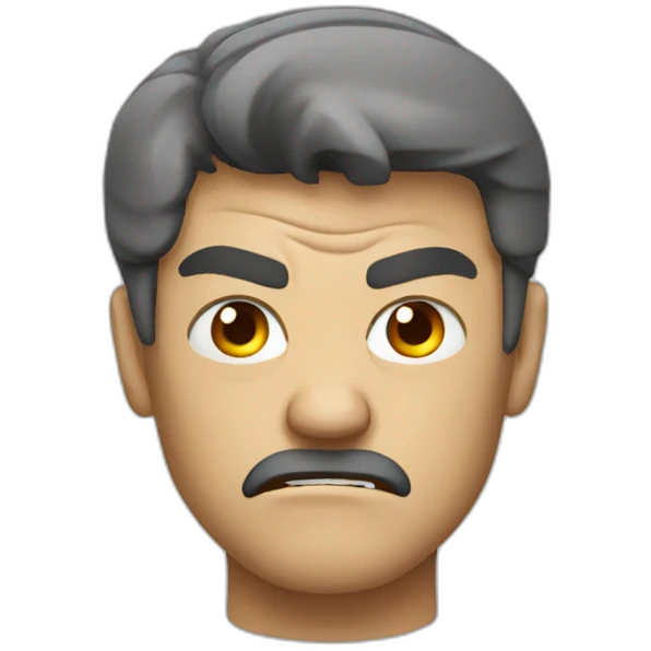 angry man emoji