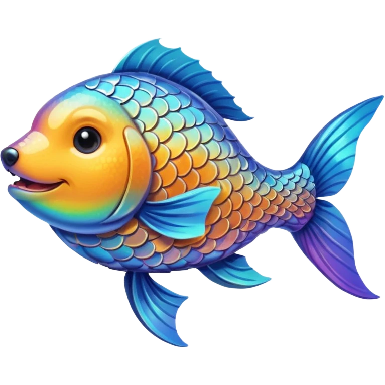 un chien poisson emoji