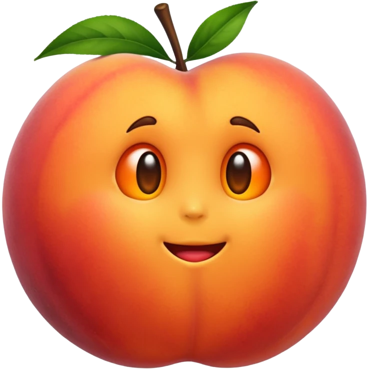 Peach emoji