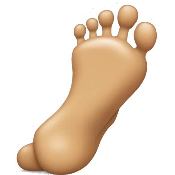 The foot emoji