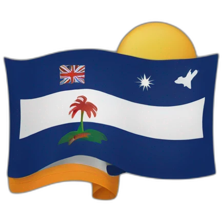 Howland Island flag emoji
