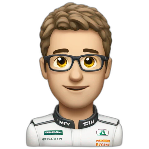 Realistic F1 emoji