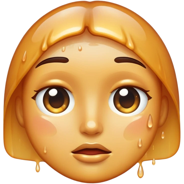 Wet face emoji