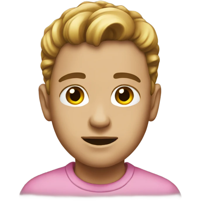 pink download emoji